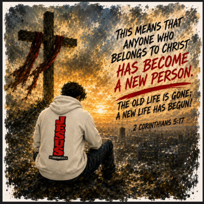 2 Corinthians 5:17 NLT T-Shirt