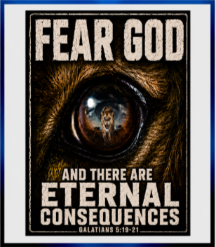 Fear God and there are Eternal Consequences youth Sweatpants