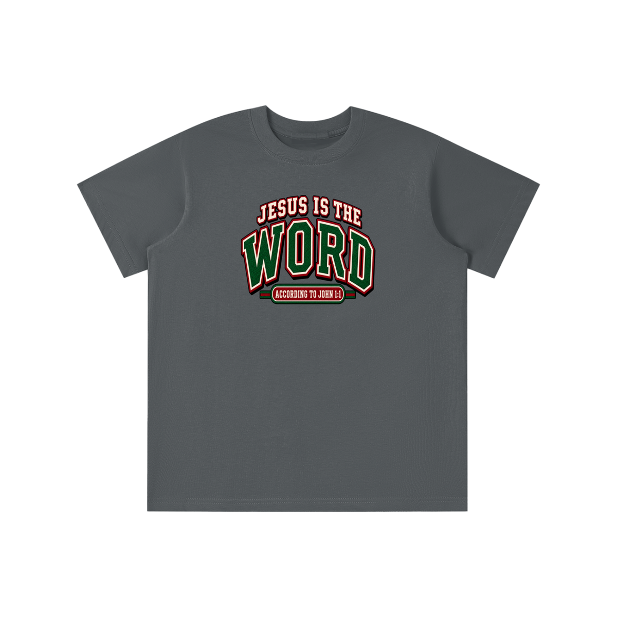 JESUS IS THE WORD ACCORDING TO JOHN 1:1 youth T-shirt