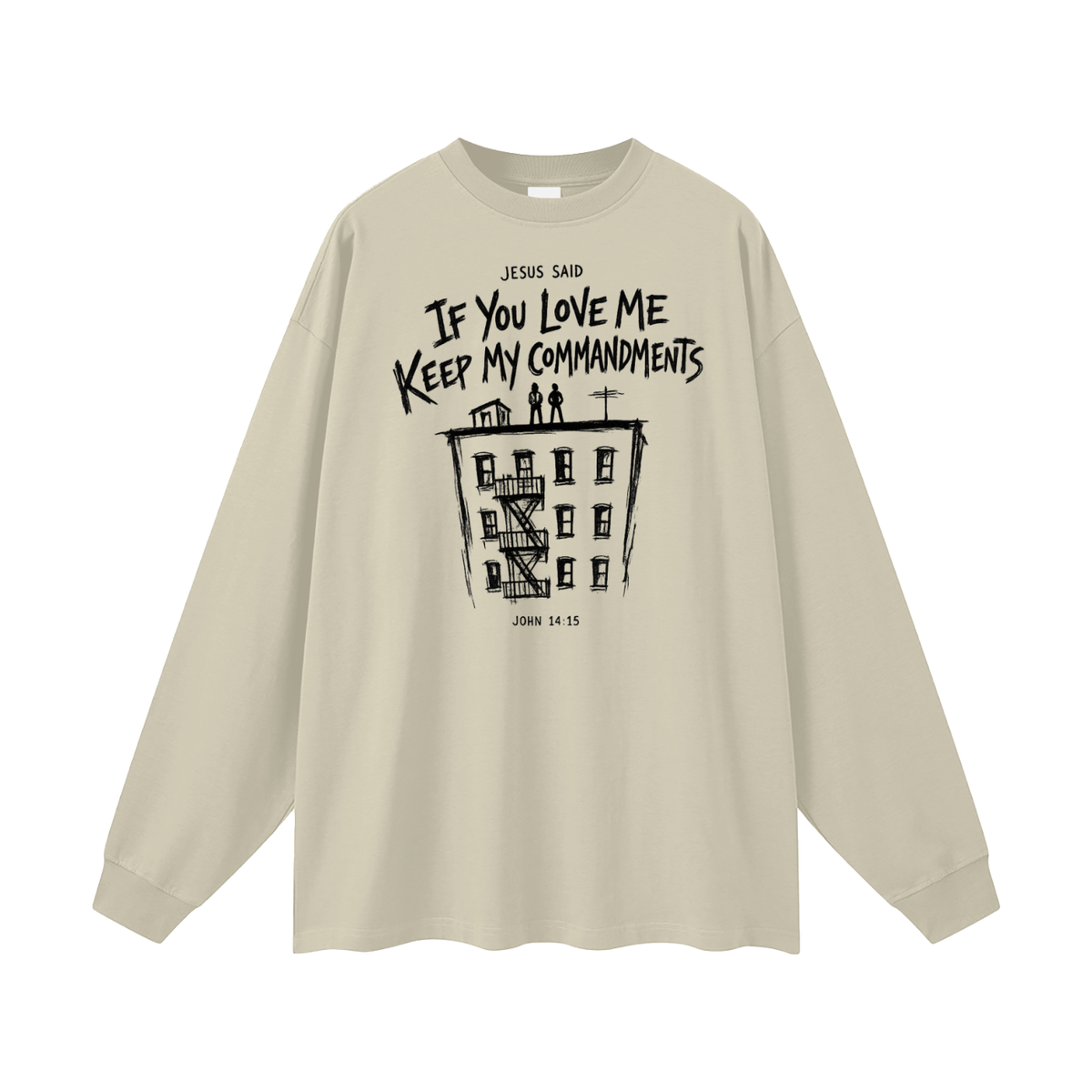 JOHN 14:15 NIV Long Sleeve T-Shirt