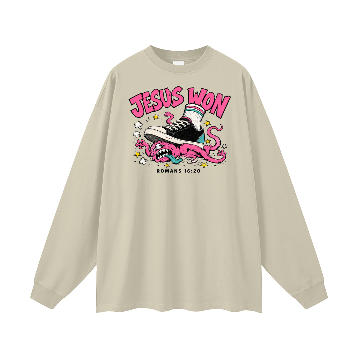 Jesus Won Long Sleeve T-Shirt
