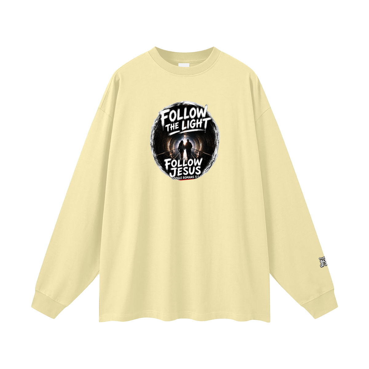 Follow the Light Follow Jesus Long Sleeve T-Shirt
