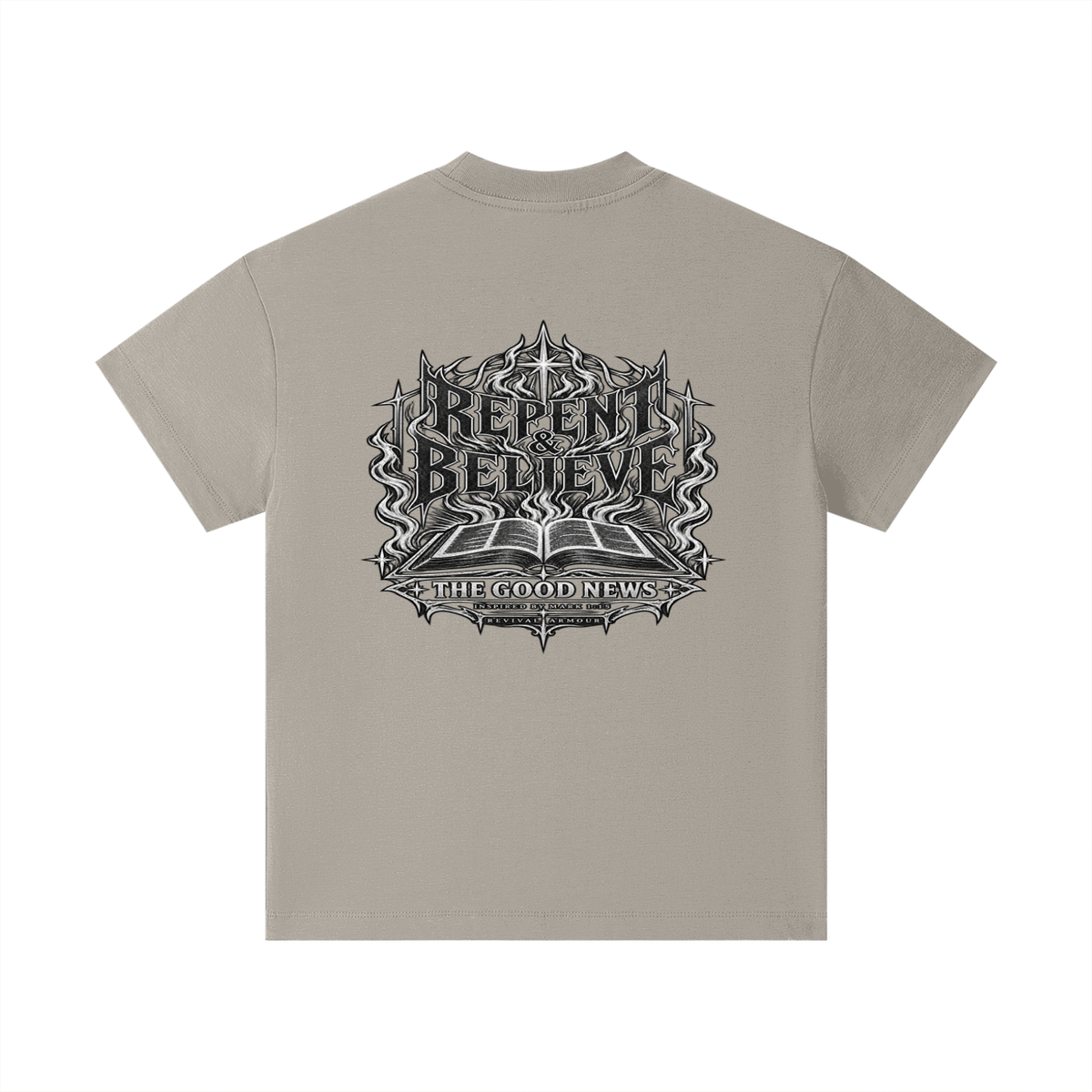 REPENT & BELIEVE THE GOOD NEWS INSPIRED BY MARK 1:15 Kids T-Shirt
