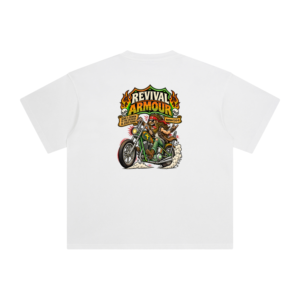 JESUS SAVES REVIVAL ARMOUR SEND A DEMON TO THE DESERT IN THE NAME OF JESUS T-Shirt
