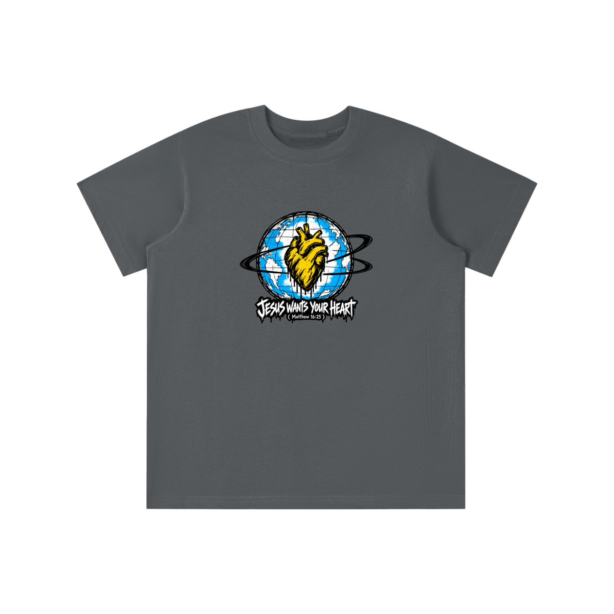 JESUS WANTS YOUR HEART ( MATTHEW 16:25 ) youth T-shirt