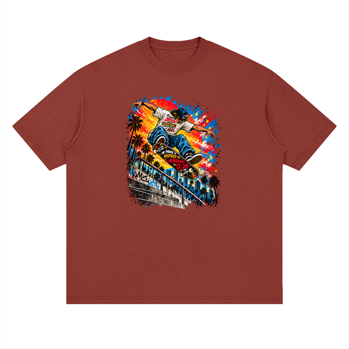 THE BLOOD OF JESUS SPEAKS BETTER THINGS THAN THE BLOOD OF ABEL THE PHRASE IS INSPIRED BY HEBREWS 12:24 T-Shirt