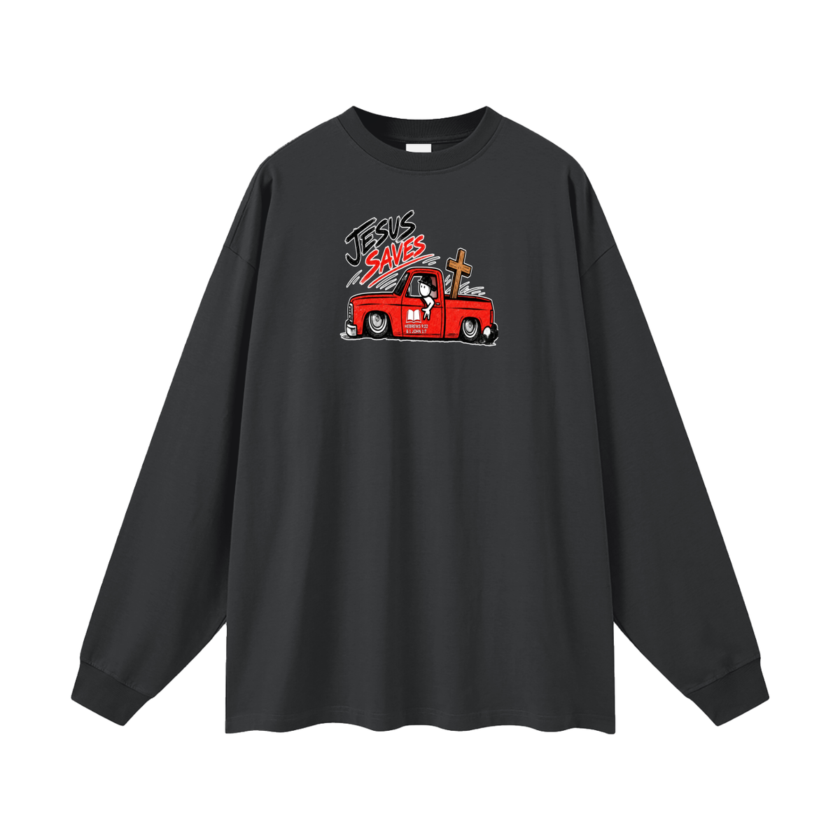 Oversized Unisex Long Sleeve T-Shirt