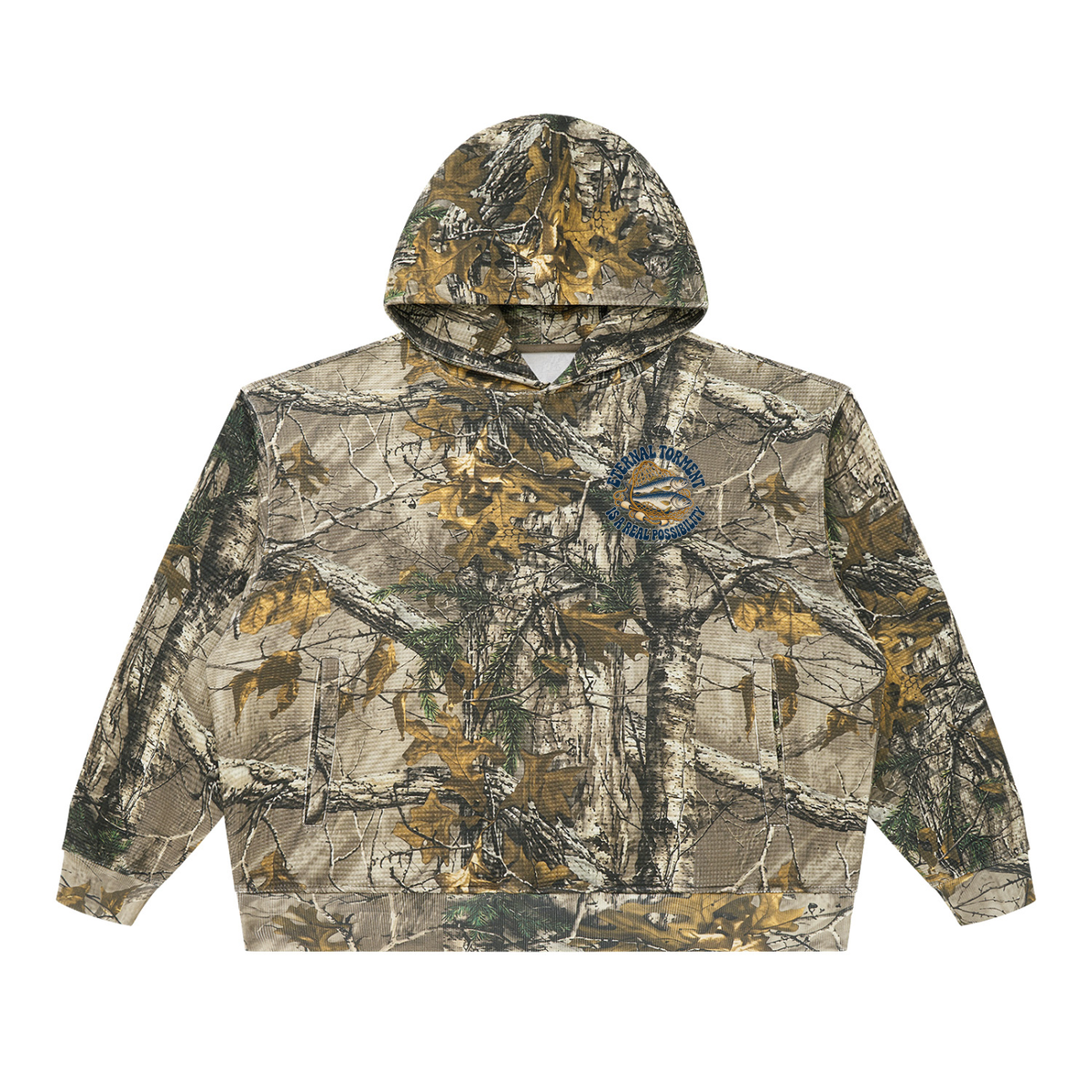 ETERNAL TORMENT IS A REAL POSSIBILITY CAMO Hoodie