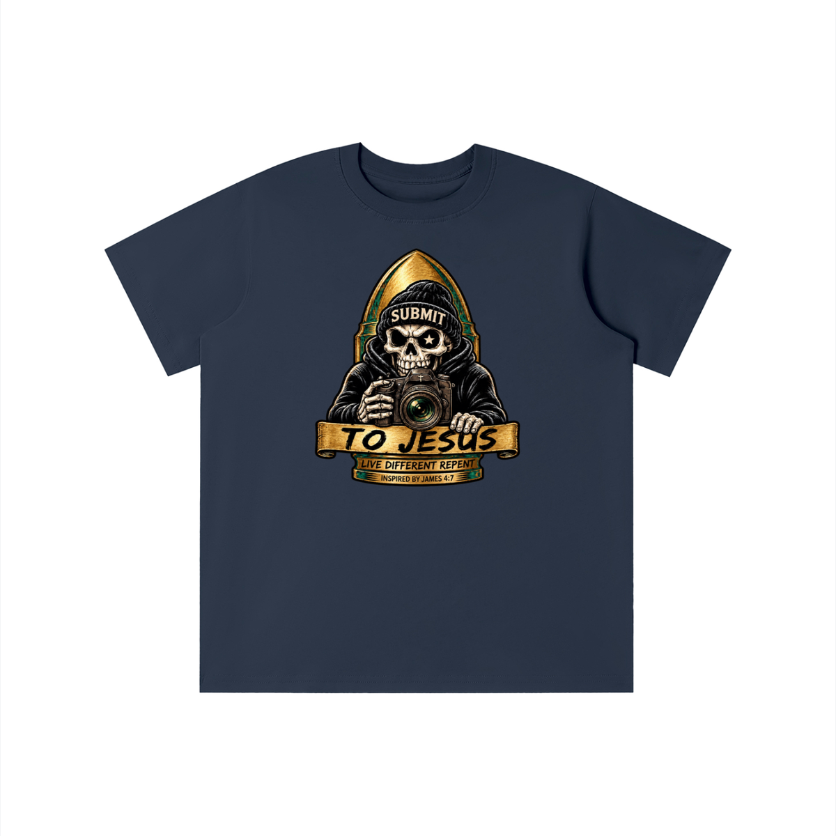 SUBMIT TO JESUS LIVE DIFFERENT REPENT INSPIRED BY JAMES 4:7 youth T-shirt