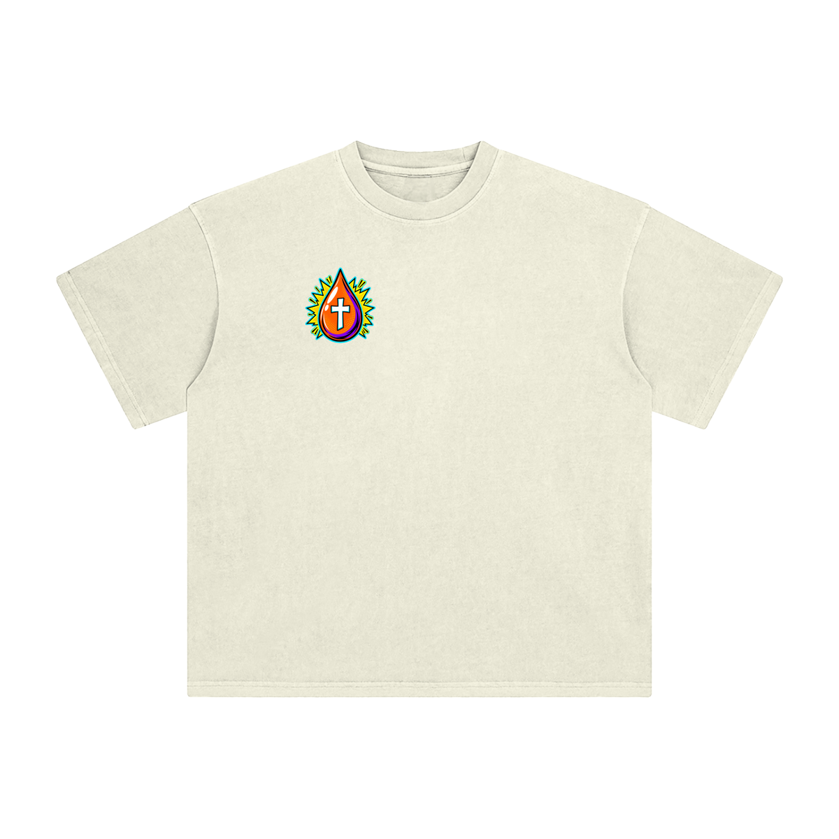JESUS DIED ONCE BACKED UP BY Romans 6:9-10 T-Shirt