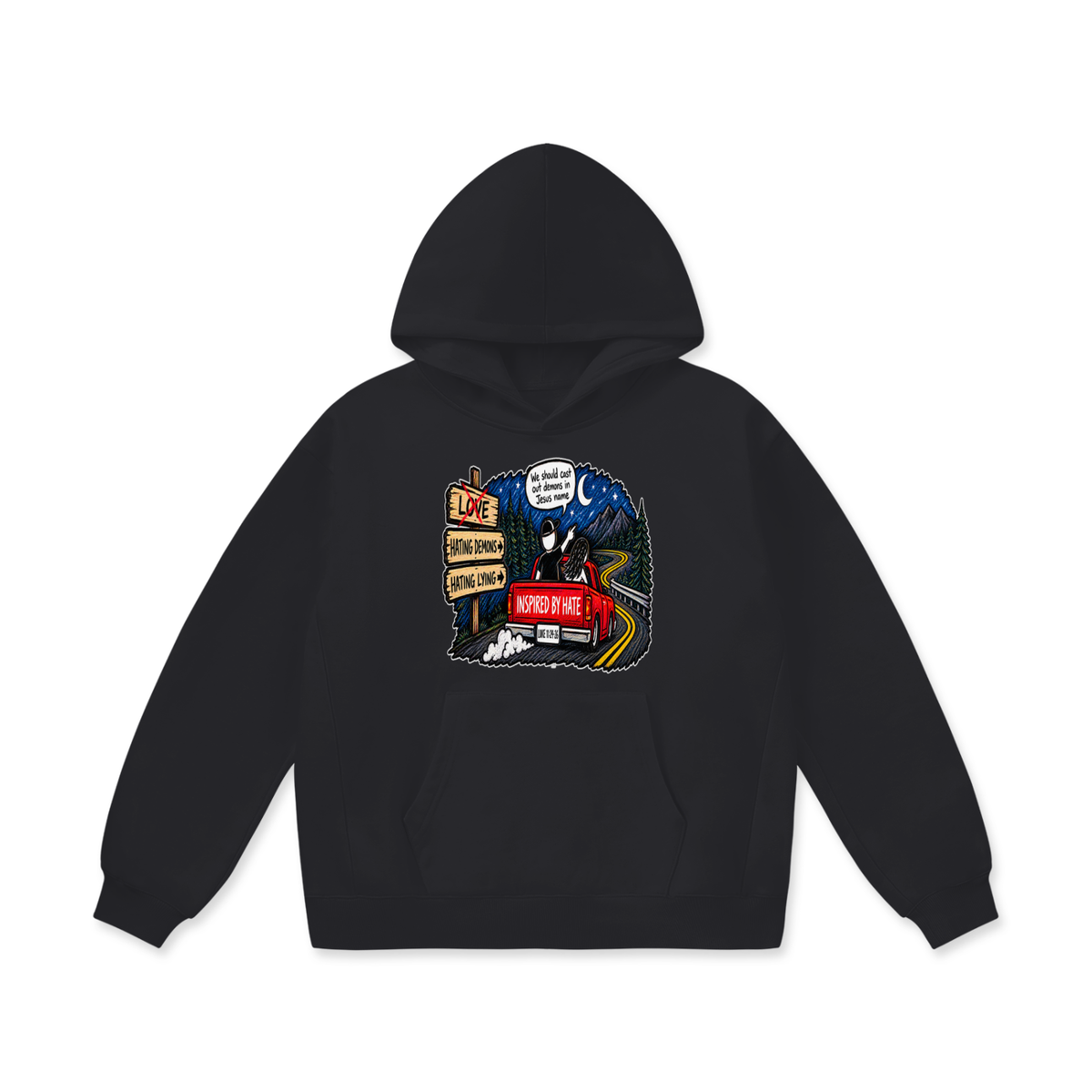 INSPIRED BY HATE Hoodie