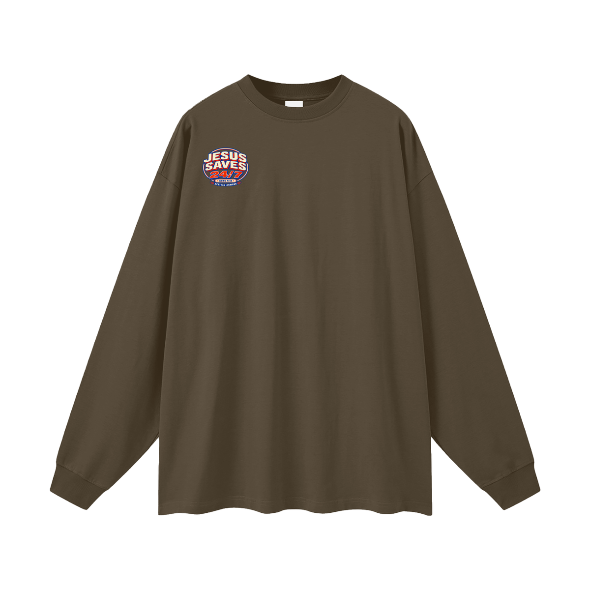 Jesus saves 24/7 Long Sleeve T-Shirt