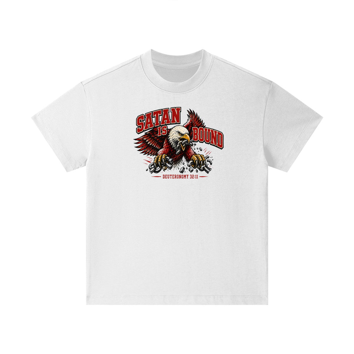 SATAN IS BOUND - DEUTERONOMY 32:11 - Kids T-Shirt