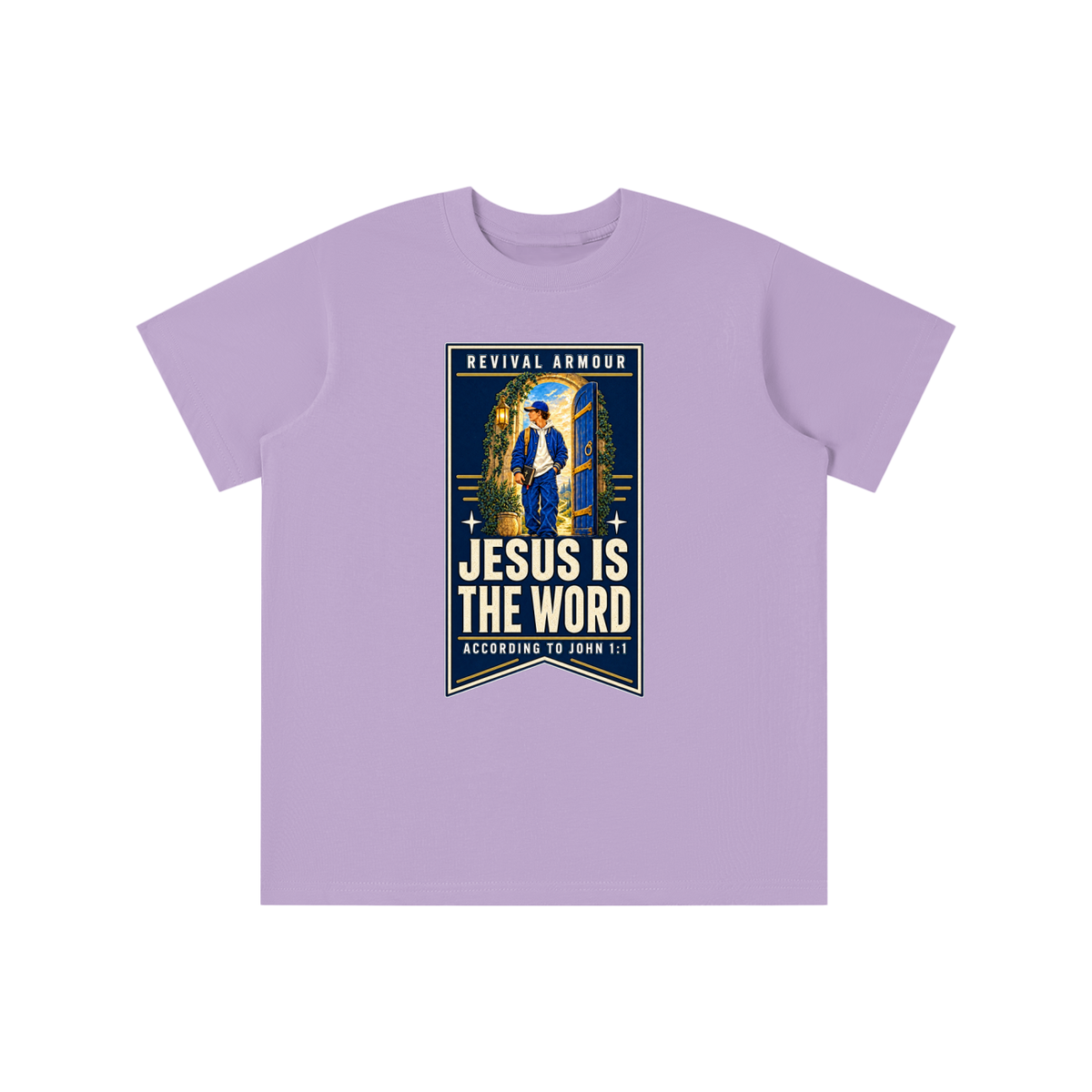 JESUS IS THE WORD ACCORDING TO JOHN 1:1 youth T-shirt