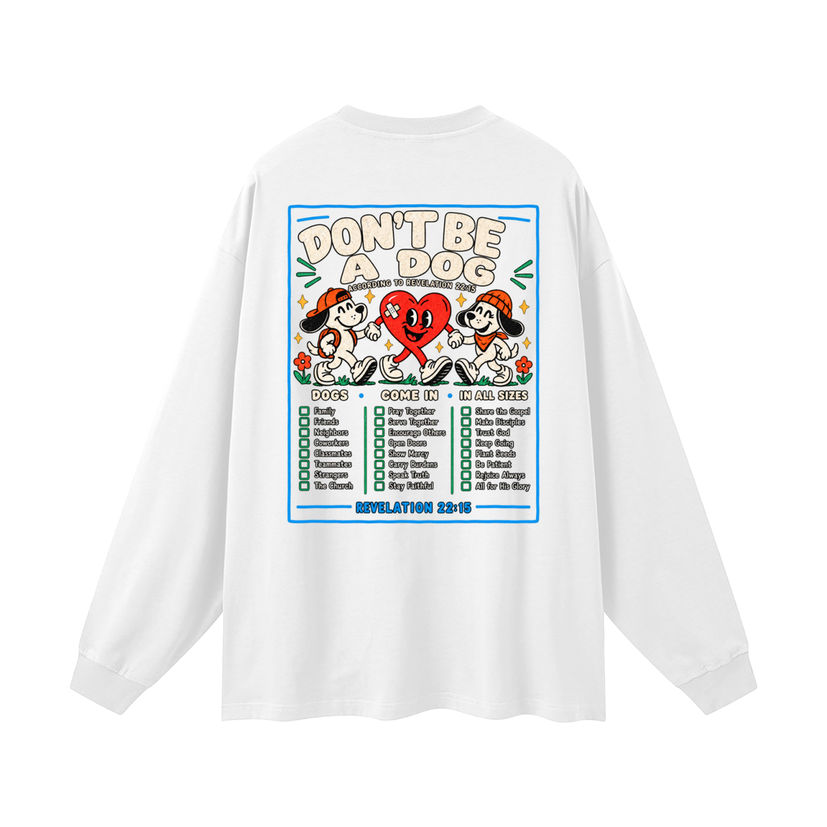 CAST ALL YOUR BURDENS TO JESUS ACCORDING TO Matthew 11:28–30 THO Long Sleeve T-Shirt