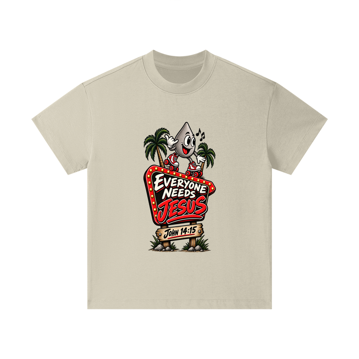 EVERYONE NEEDS JESUS . JOHN 14:15. Kids T-Shirt