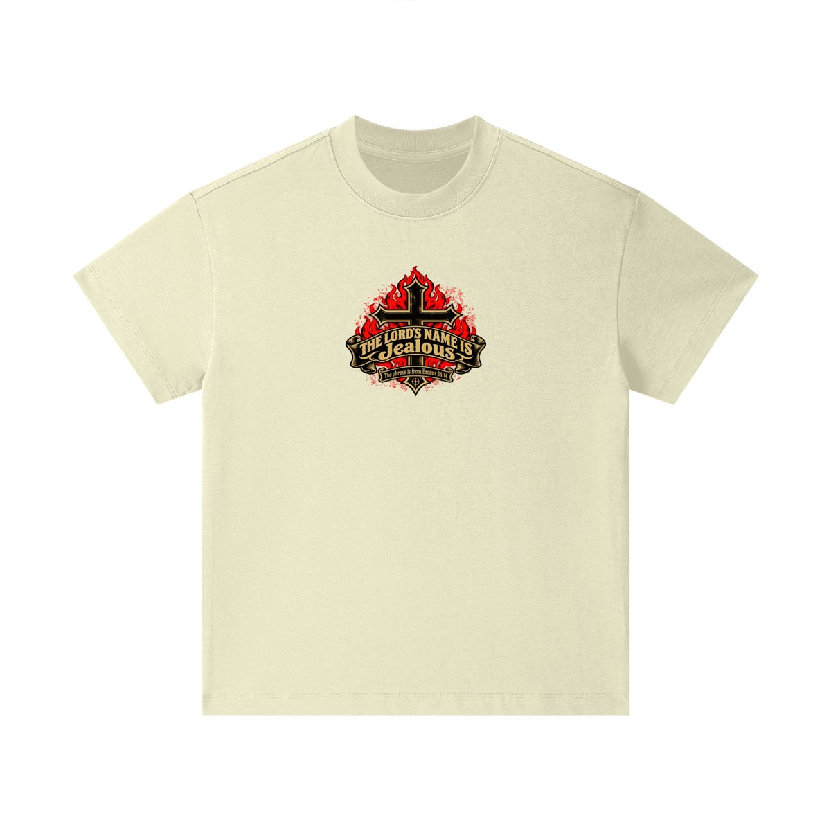 THE LORD'S NAME IS Jealous The phrase is from Exodus 34:14 Kids T-Shirt