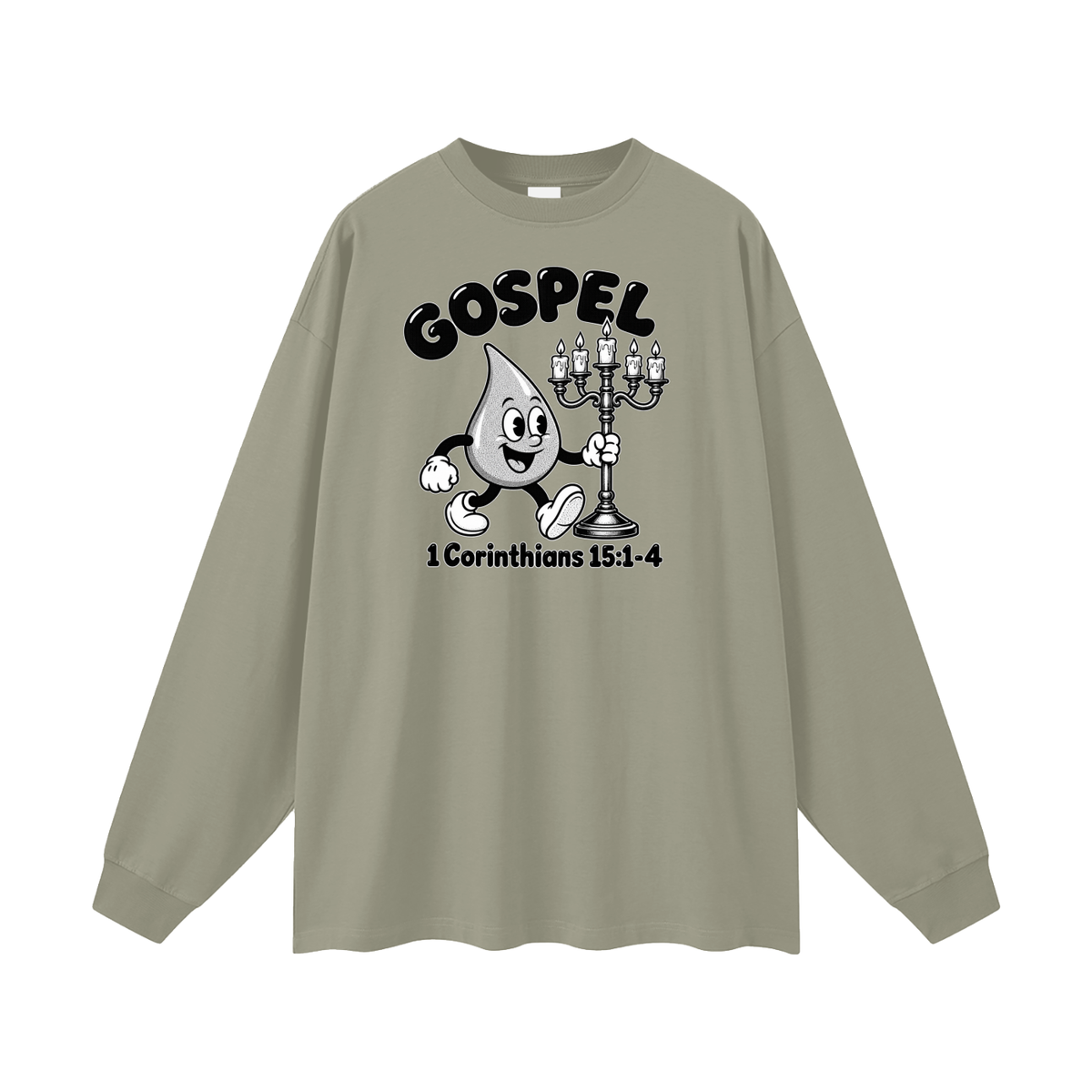 GOSPEL 1 Corinthians 15:1-4 Long Sleeve T-Shirt