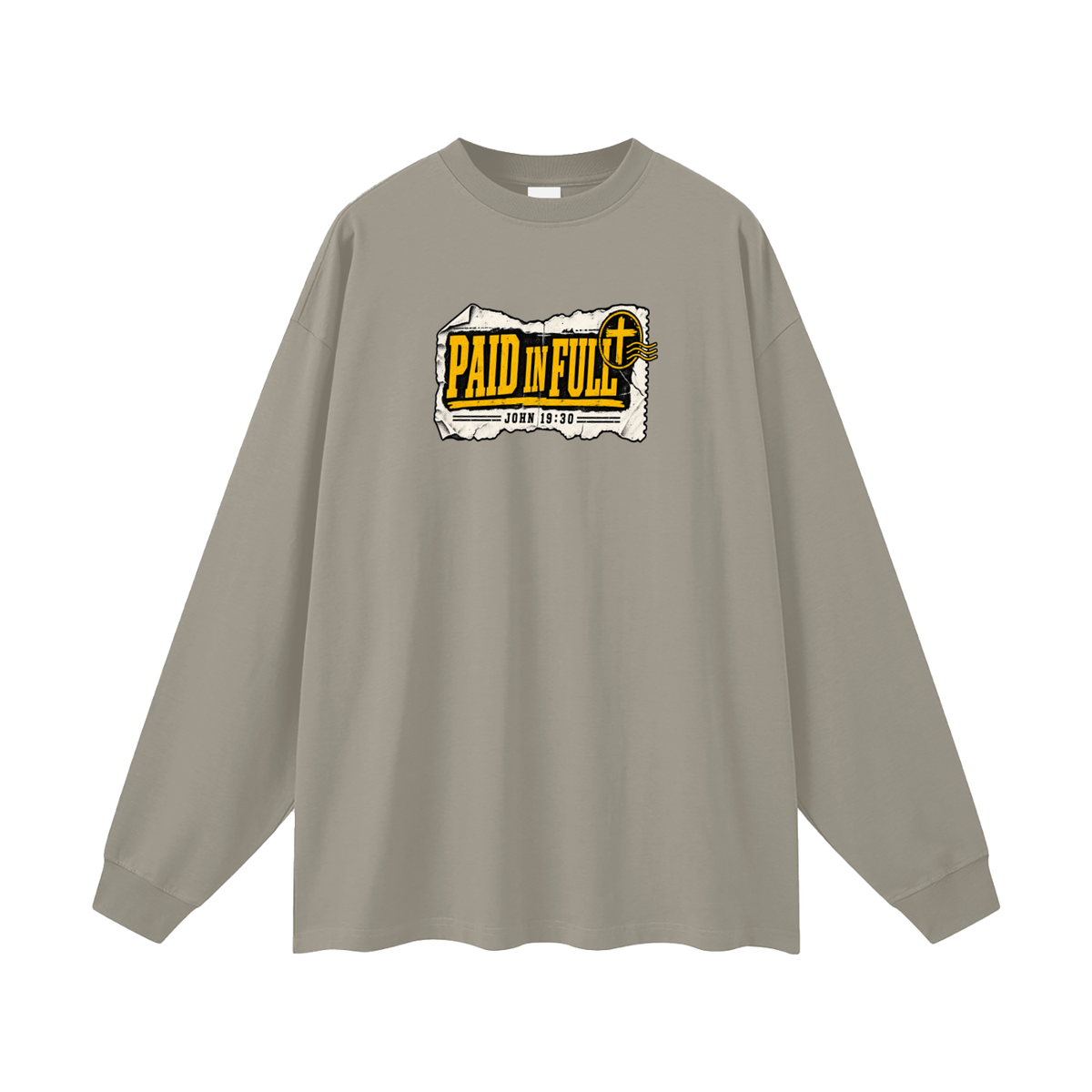 PAID IN FULL - JOHN 19:30 - Long Sleeve T-Shirt