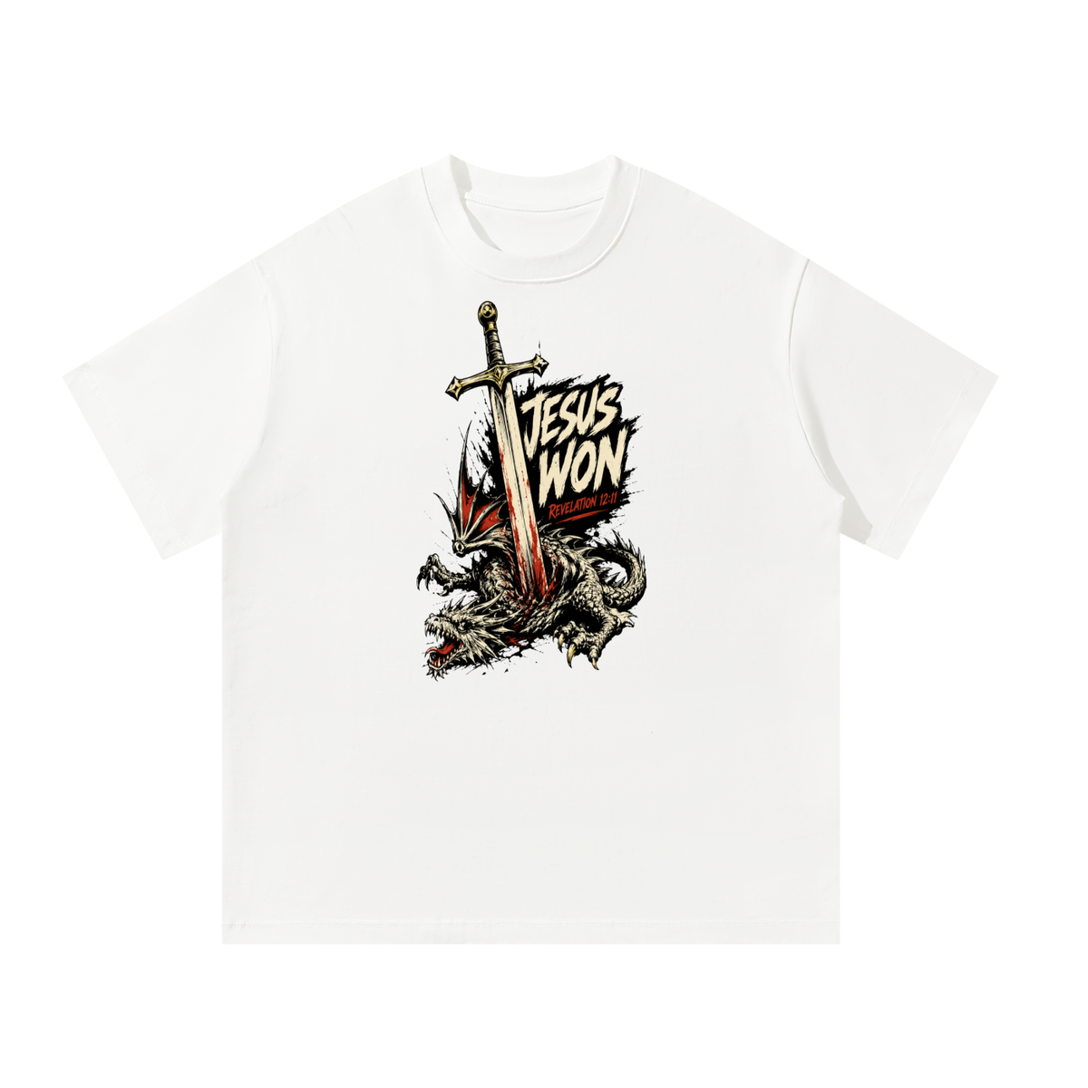 Jesus Won Revelation 12:11 T-Shirt