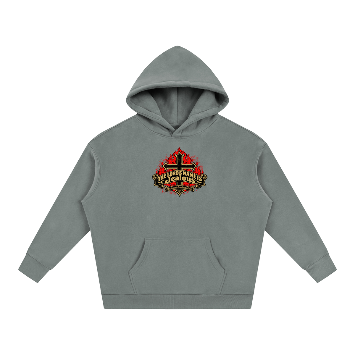 THE LORD'S NAME IS Jealous The phrase is from Exodus 34:14 Hoodie