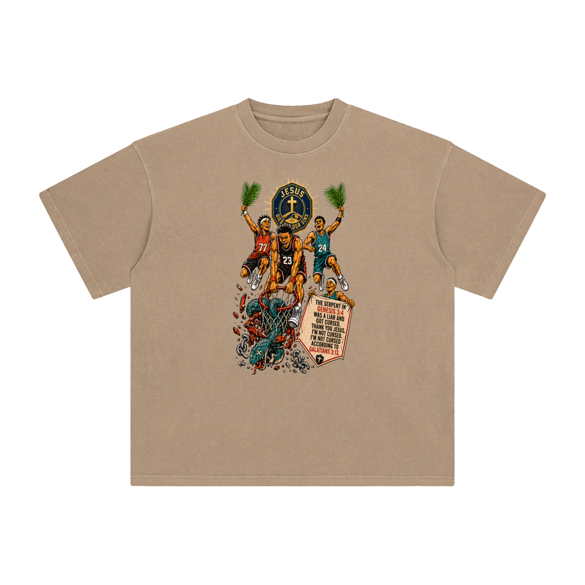 THE SERPENT IN GENESIS 3:4 WAS A LIAR AND GOT CURSED. THANK YOU JESUS. I'M NOT CURSED. I'M NOT CURSED ACCORDING TO GALATIANS 3:13. T-Shirt