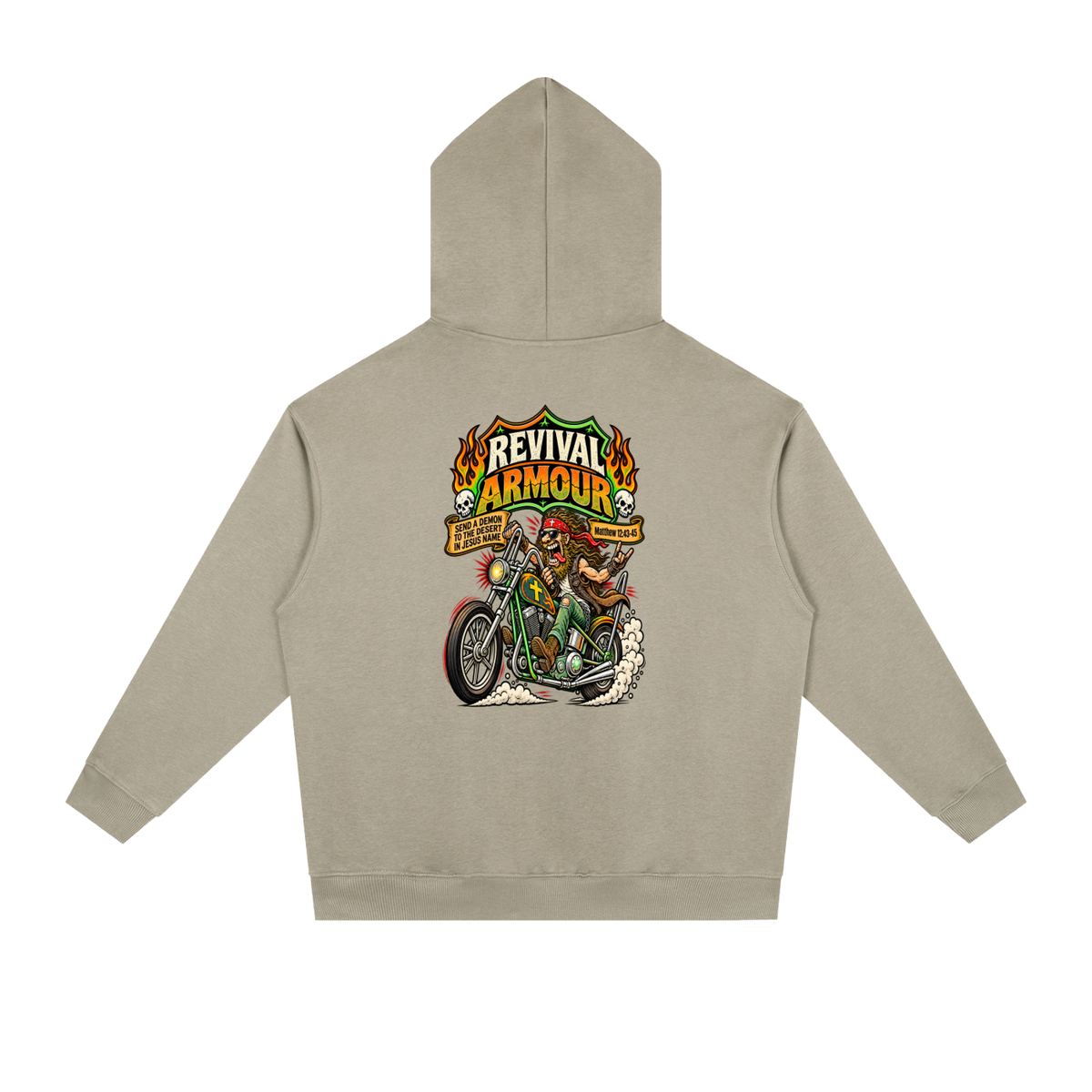 JESUS SAVES REVIVAL ARMOUR SEND A DEMON TO THE DESERT IN THE NAME OF JESUS Hoodie