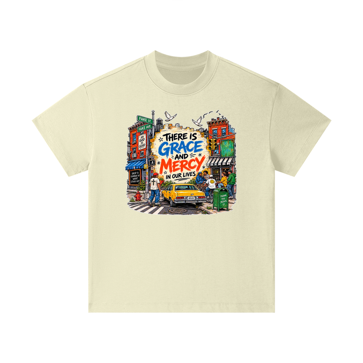 THERE IS GRACE AND MERCY IN OUR LIVES THANK YOU JESUS Kids T-Shirt