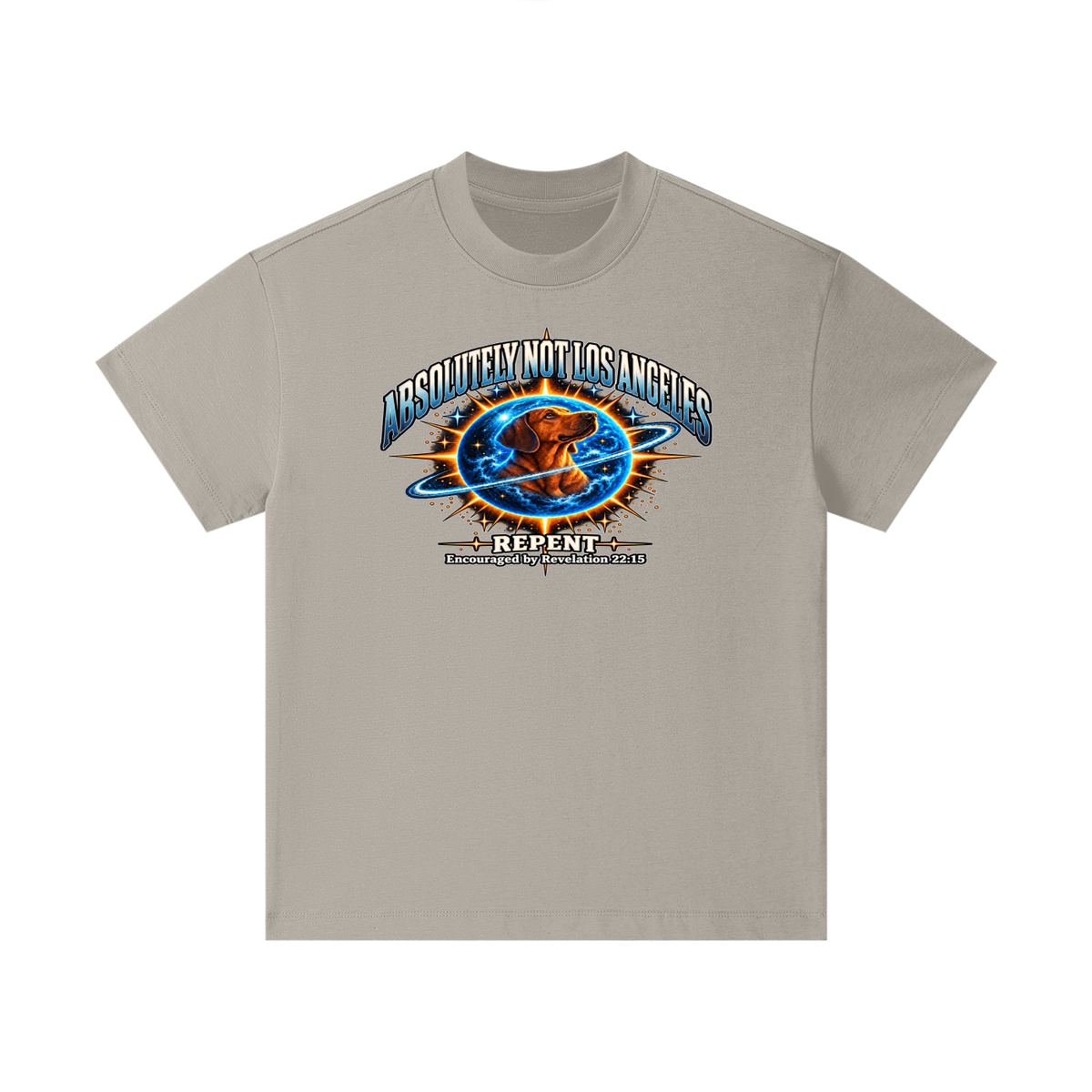 ABSOLUTELY NOT LOS ANGELES REPENT Encouraged by Revelation 22:15 Kids T-Shirt