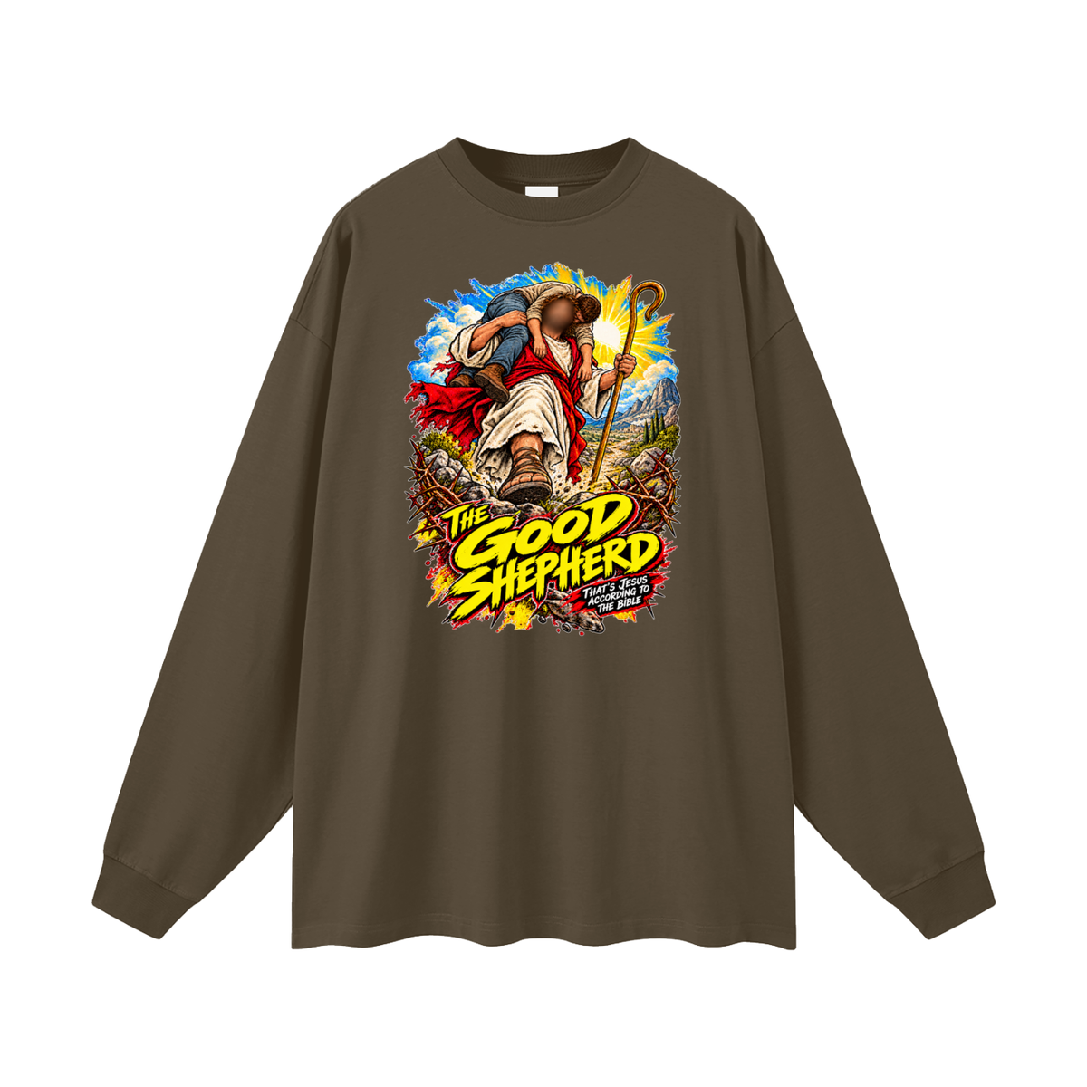 THE GOOD SHEPHERD THAT'S JESUS ACCORDiNG TO THE BiBLE Long Sleeve T-Shirt