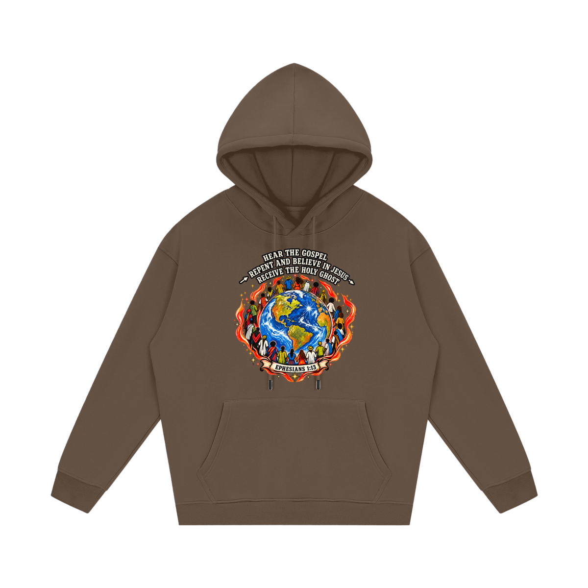 Hear the Gospel > repent and believe in Jesus > Receive the Holy Ghost Hoodie