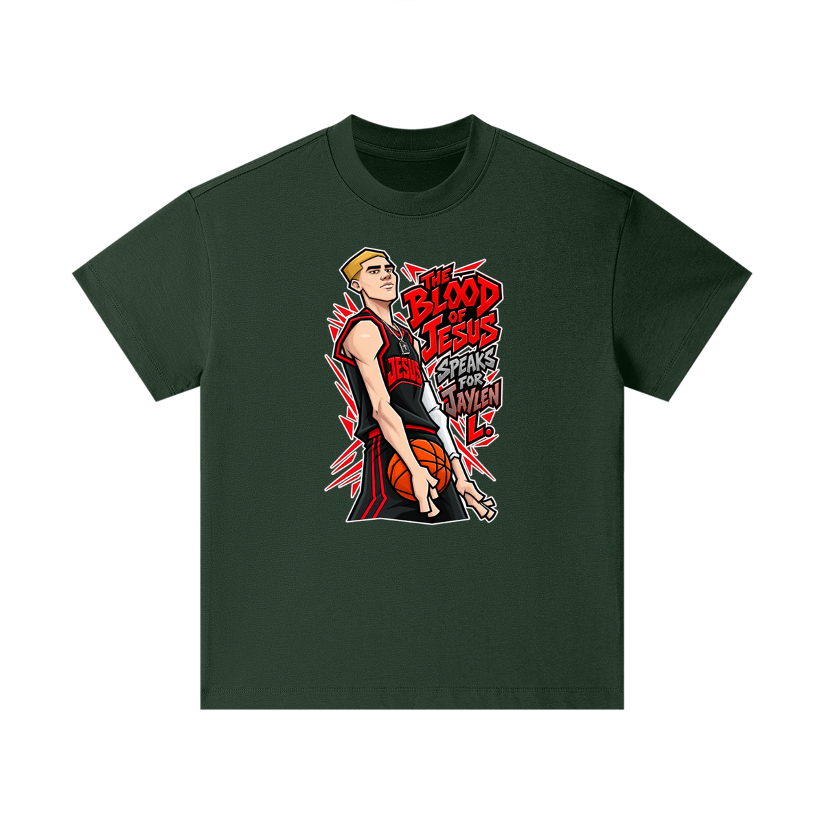 THE BLOOD OF JESUS SPEAKS FOR JAYLEN L. Kids T-Shirt