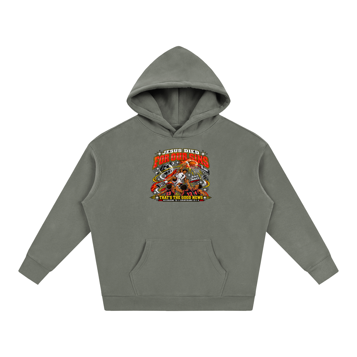 Jesus died for our sins that's the good news according to 1 Corinthians 15:1-4 Hoodie