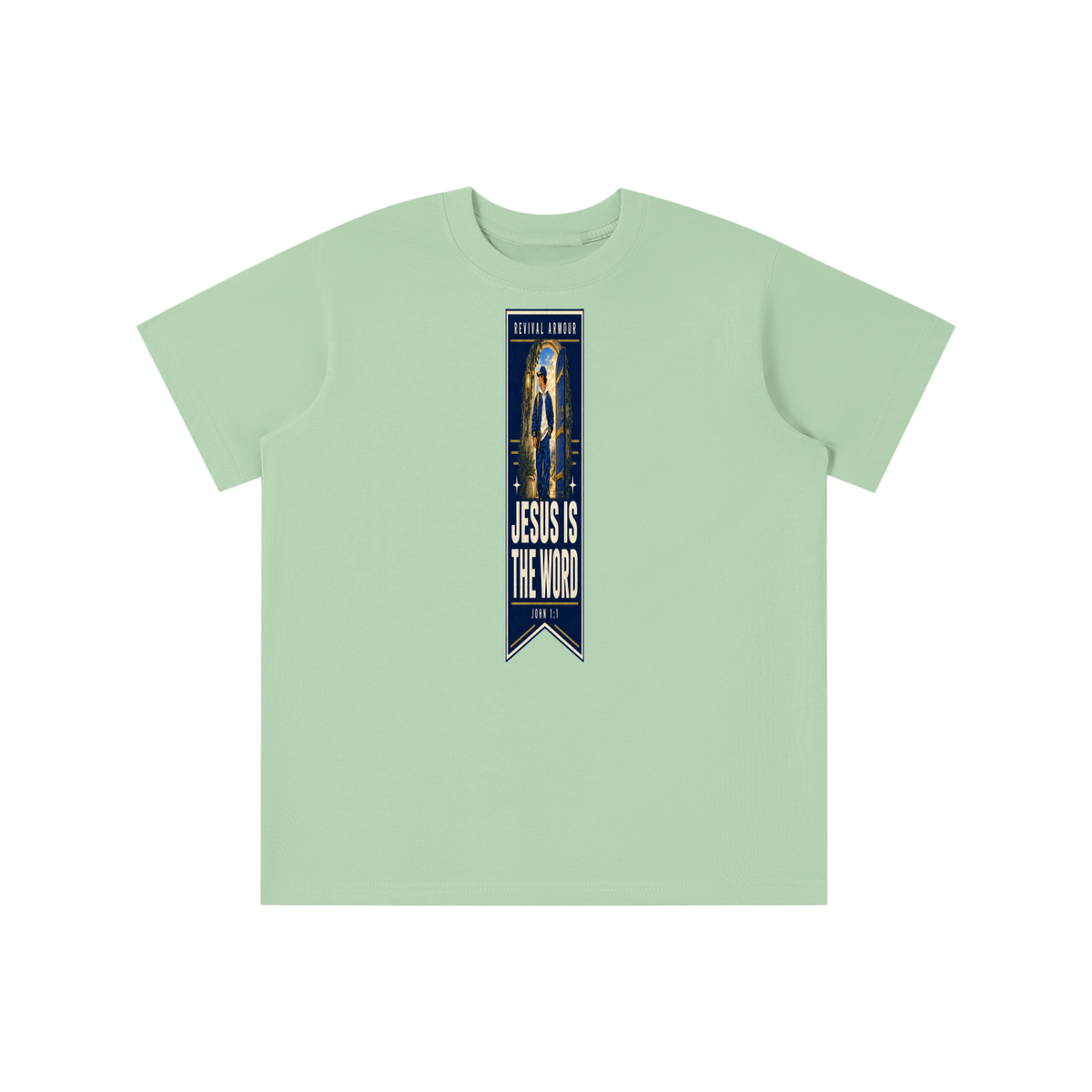 REVIVAL ARMOUR JESUS IS THE WORD _ JOHN 1:1 youth T-shirt