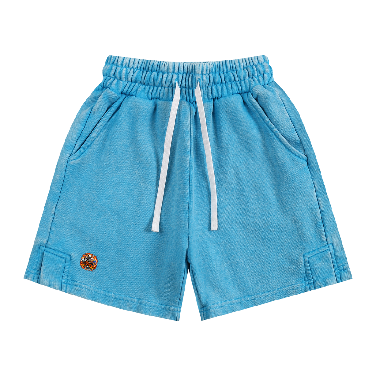 JESUS CAME TO SET THE WORLD ON FIRE AND WISHED IT WAS ALREADY BURNING ACCORDING TO LUKE 12:49 Kids' Shorts