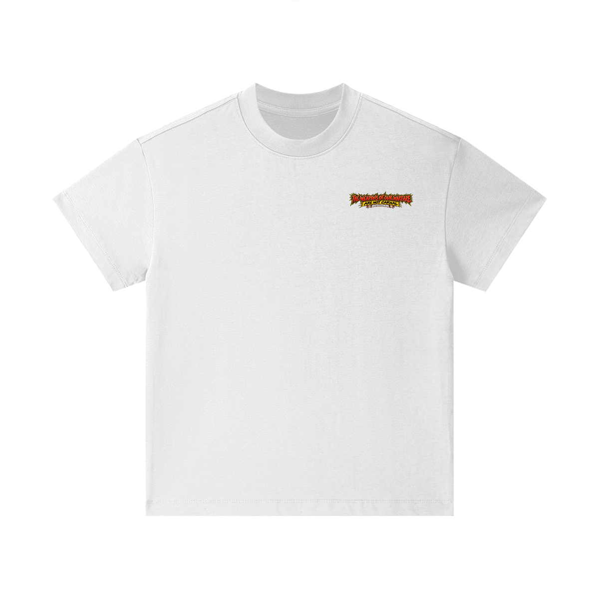 THE WEAPONS OF OUR WAREFARE ARE NOT CARNAL (2 CORINTHIANS 10:4) Kids T-Shirt
