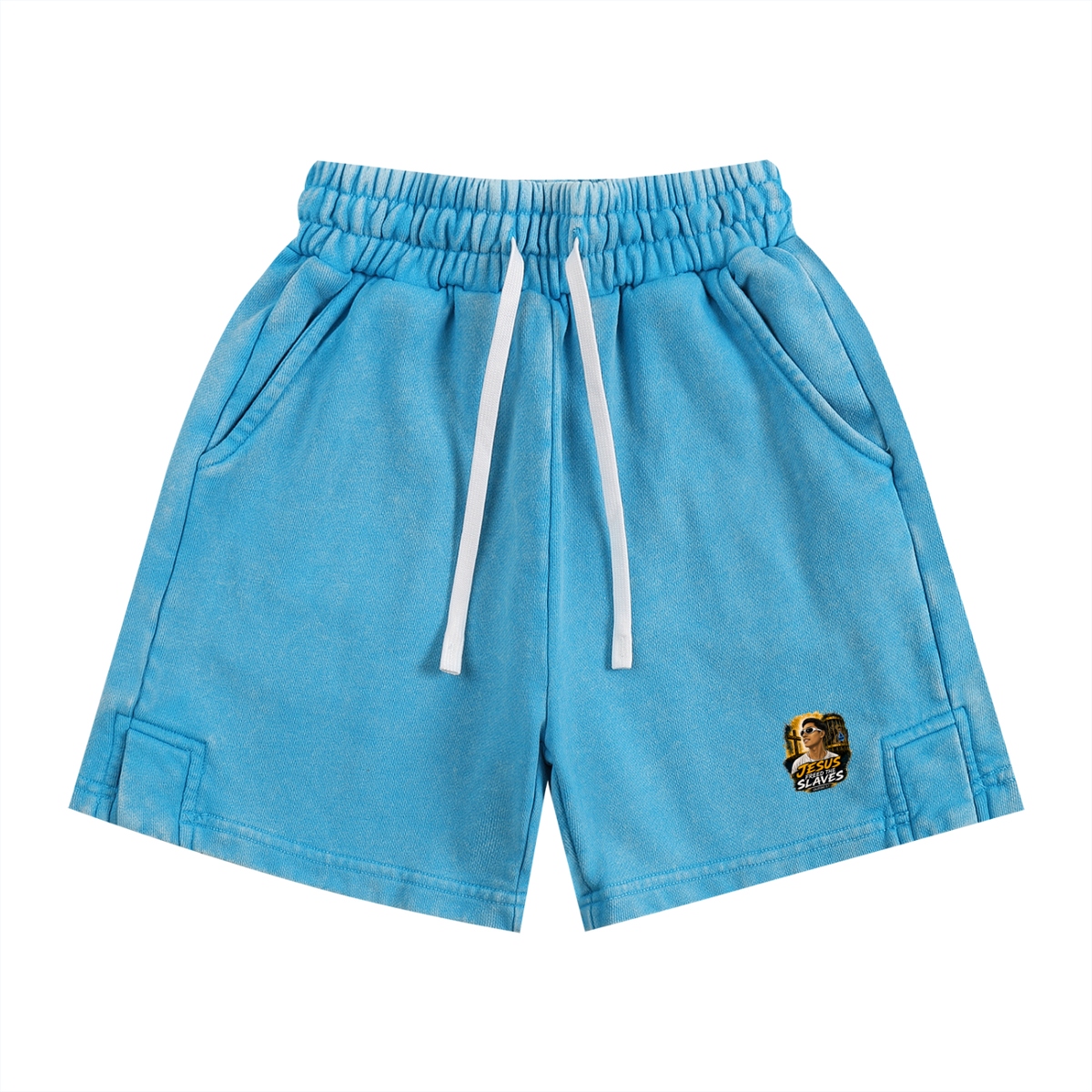 Jesus freed the slaves Kids' Shorts