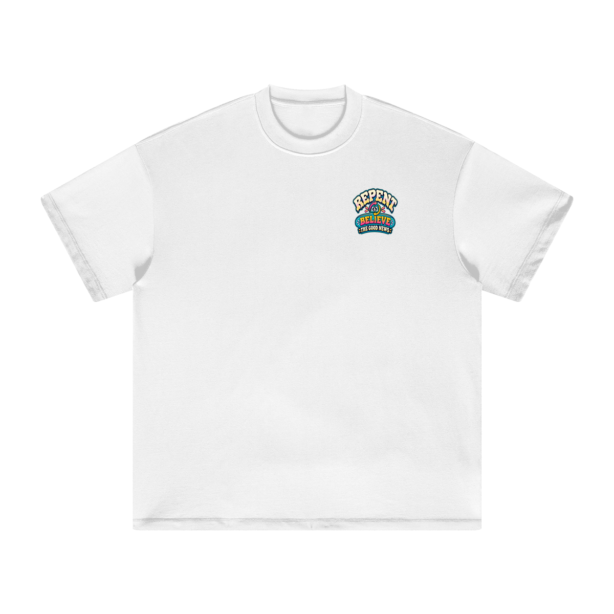 DON'T PANIC HISPANIC JESUS DIED FOR OUR SINS . 1 CORTHIANS 15:1-4 T-Shirt