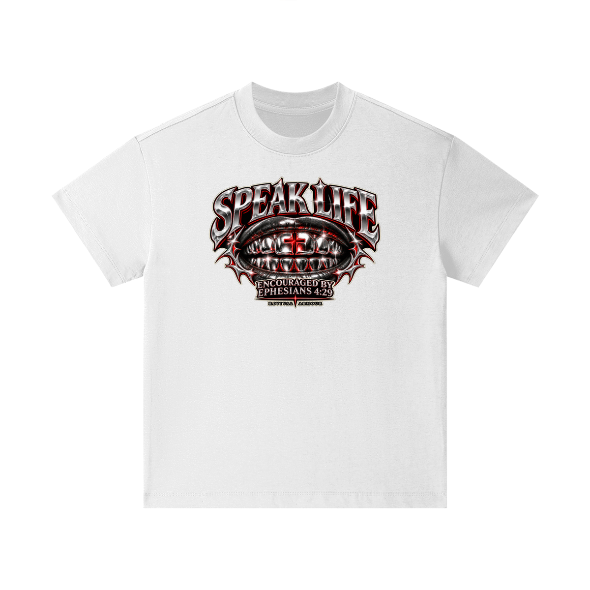 SPEAK LIFE ENCOURAGED BY EPHESIANS 4:29 Kids T-Shirt
