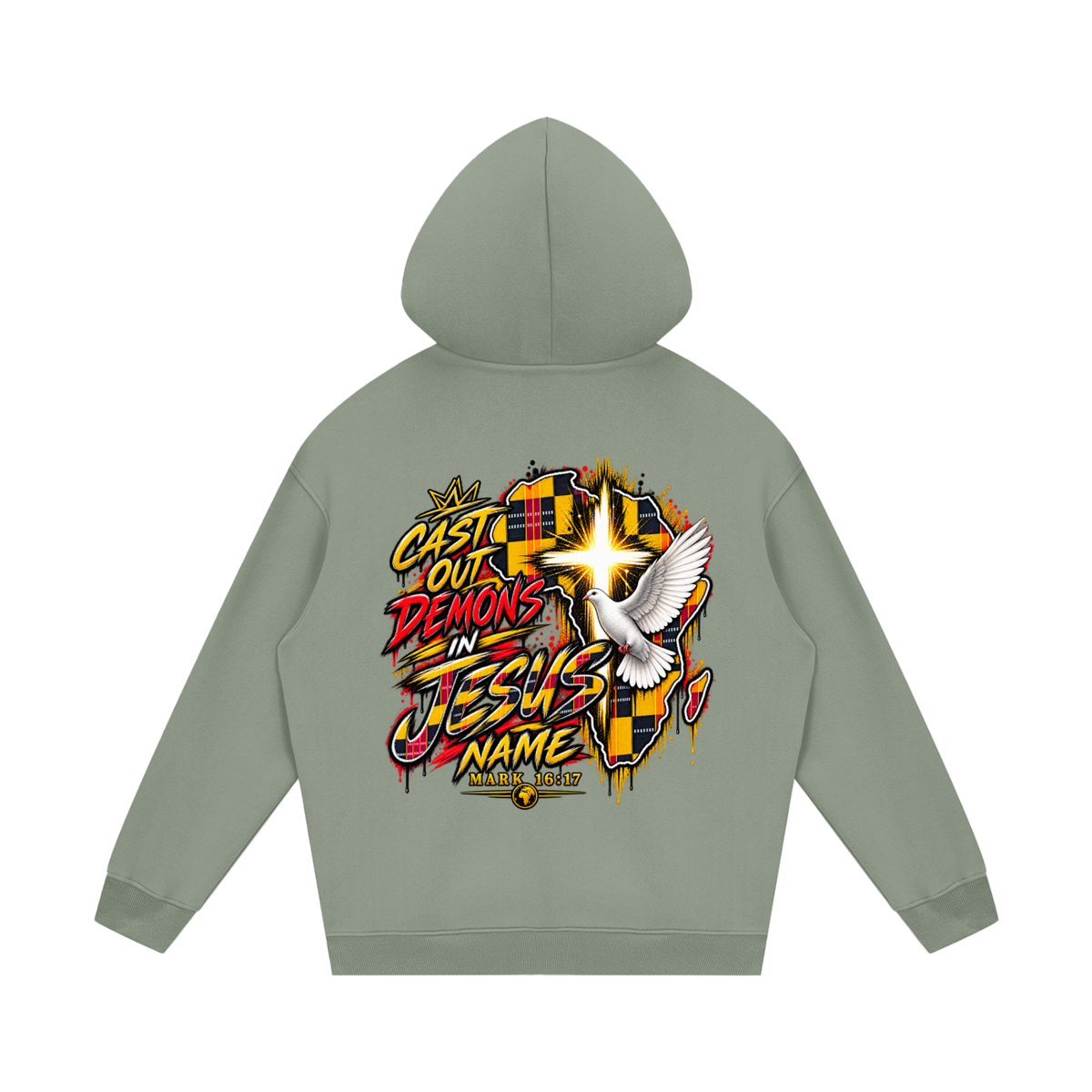 Jesus is Lord and cast out demons in Jesus Name Hoodie