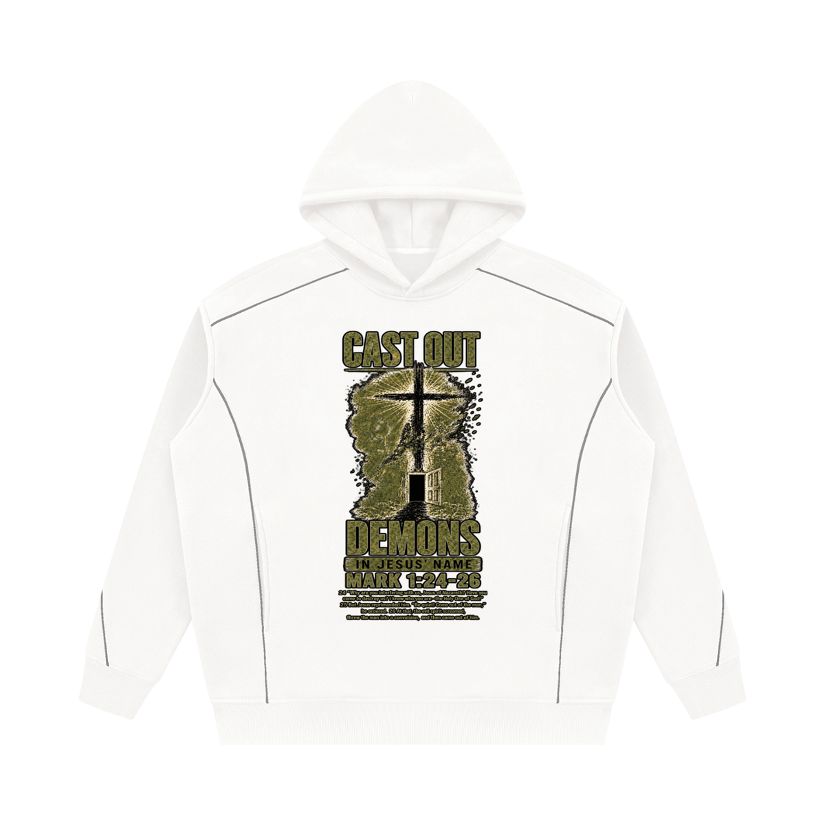Mark 1:24-26 NLT Hoodie