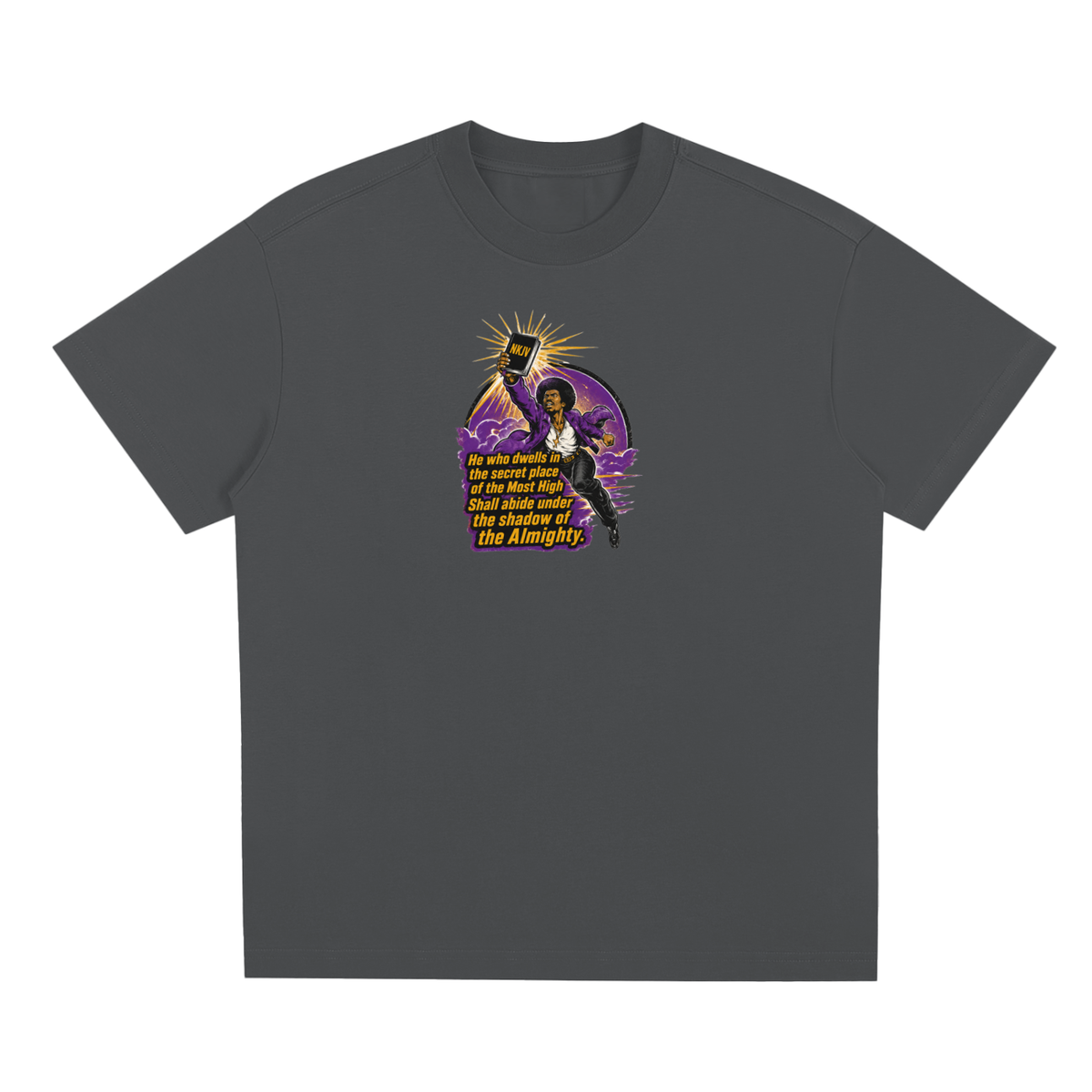 NKJV Psalms 91:1 T-Shirt