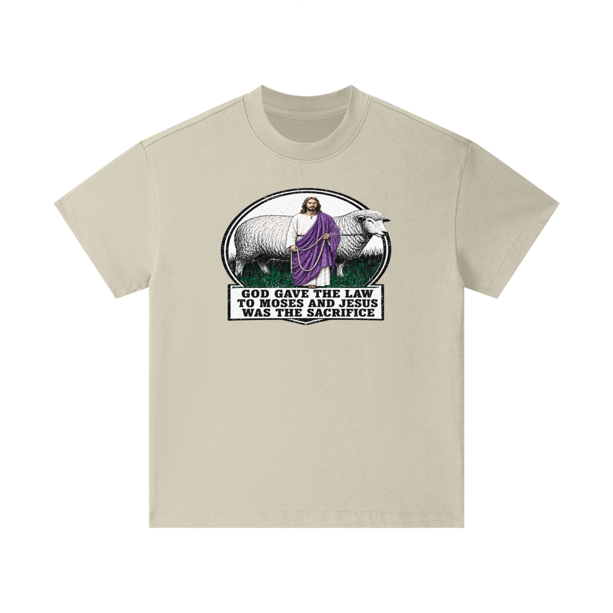 God gave the law to Moses and Jesus was the sacrifice Kids T-Shirt