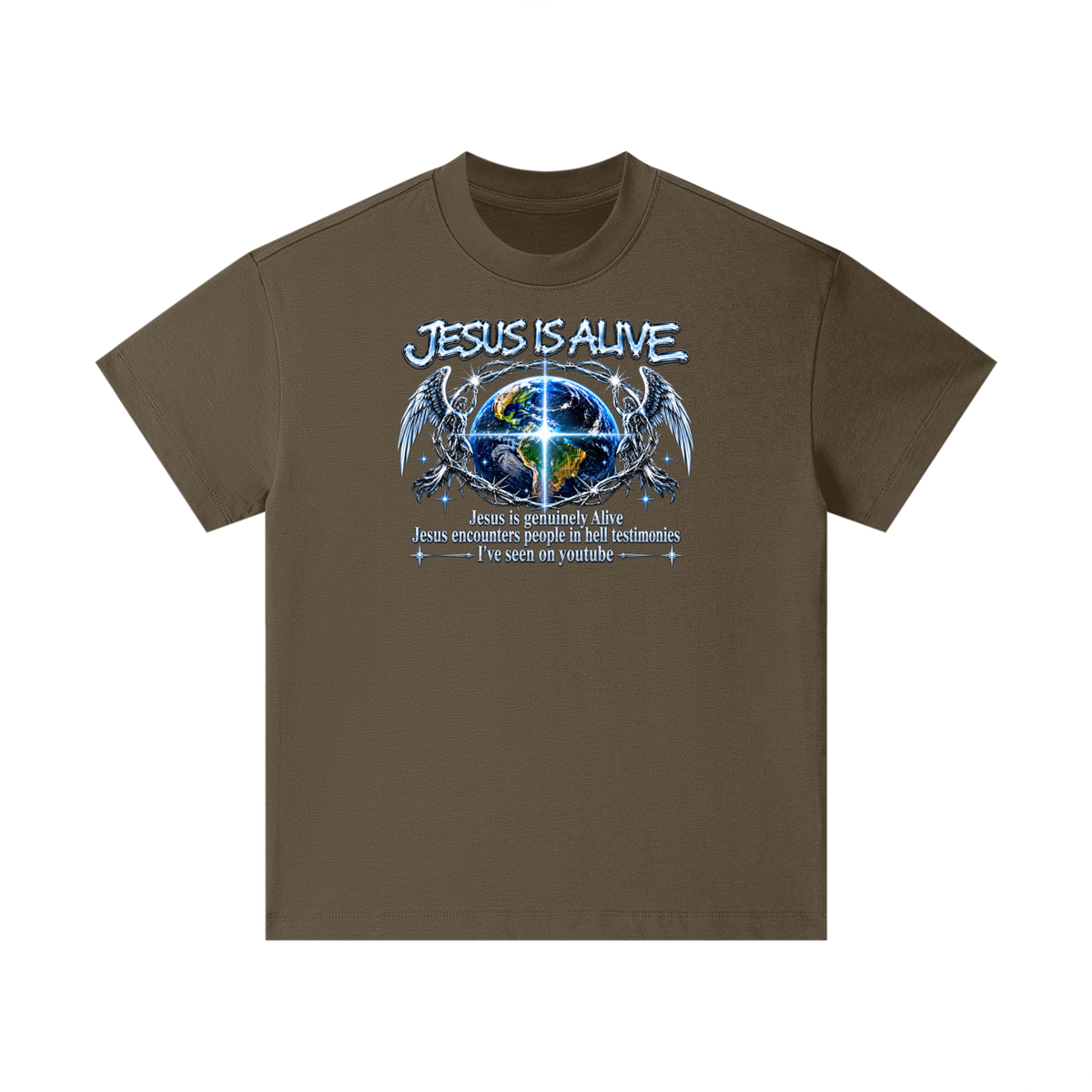 JESUS IS ALIVE Jesus is genuinely Alive Jesus encounters people in hell testimonies I've seen on youtube Kids T-Shirt