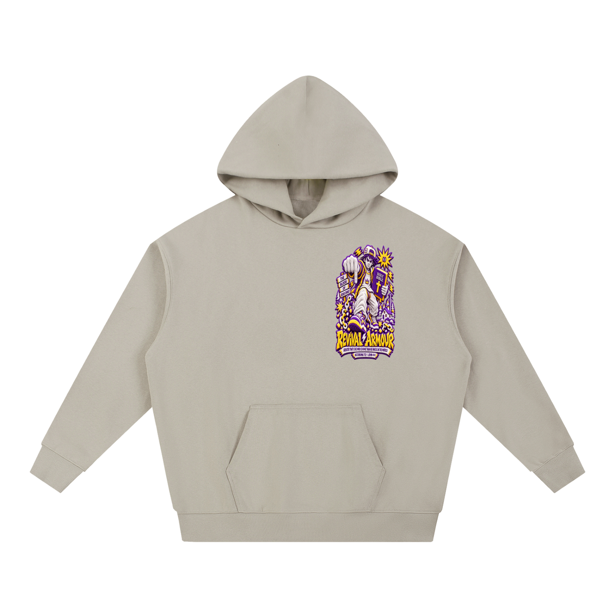 GREATER THAT IS HE WHO IS IN ME THAN WHO IS IN THE WORLD ACCORDING TO 1 JOHN 4:4 Hoodie