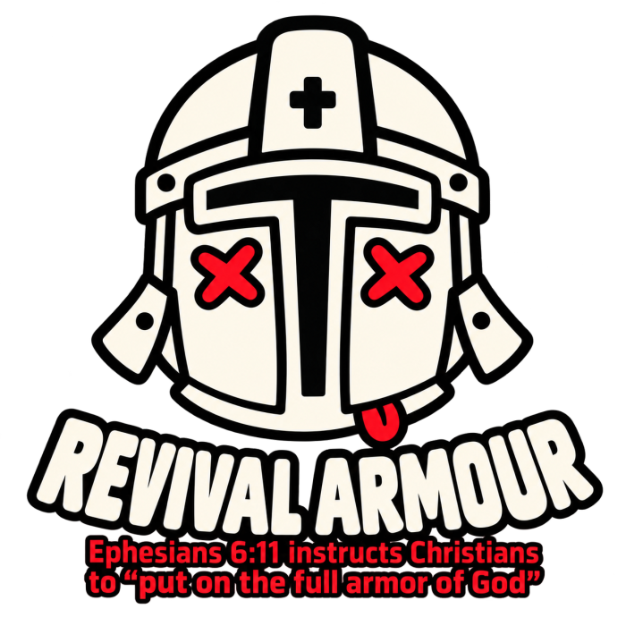 REVIVAL ARMOUR Ephesians 6:11 instructs Christians to "put on the full armor of God" Long Sleeve T-Shirt