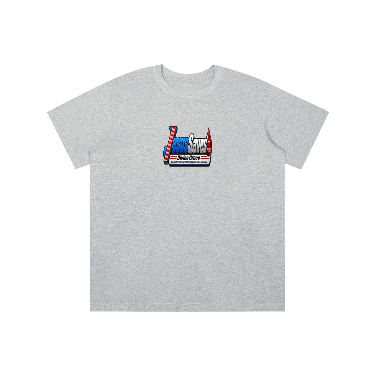 JESUS SVAES (EPHESIANS 2:8-9) DIVINE GRACE INSPIRED BY GOD'S WRATH BEING AGAINST SINFUL HUMANITY youth T-shirt