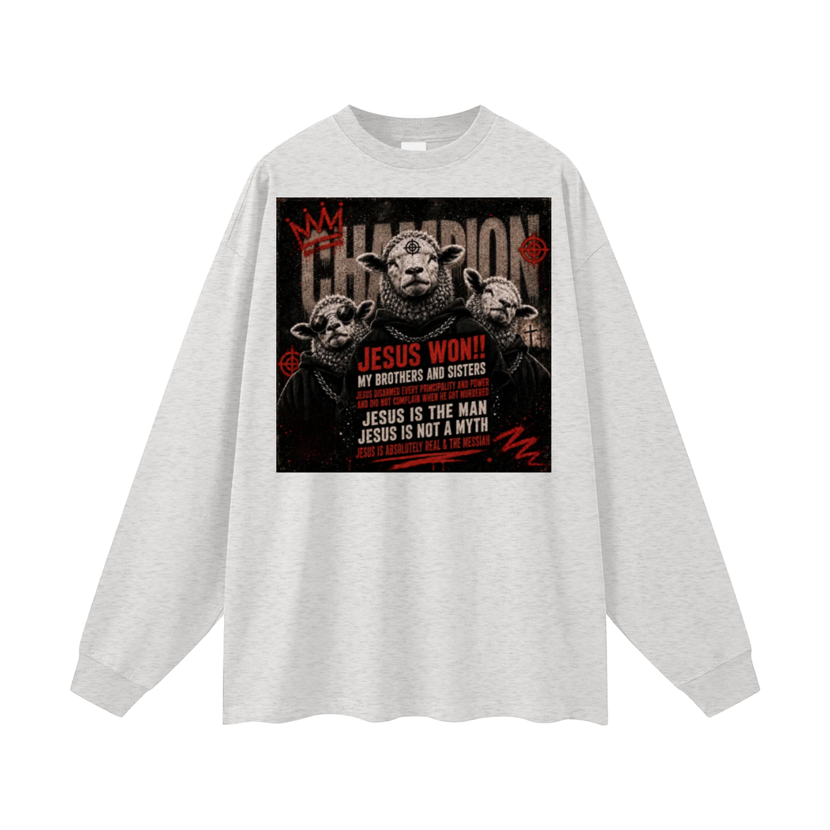 Jesus Won Long Sleeve T-Shirt