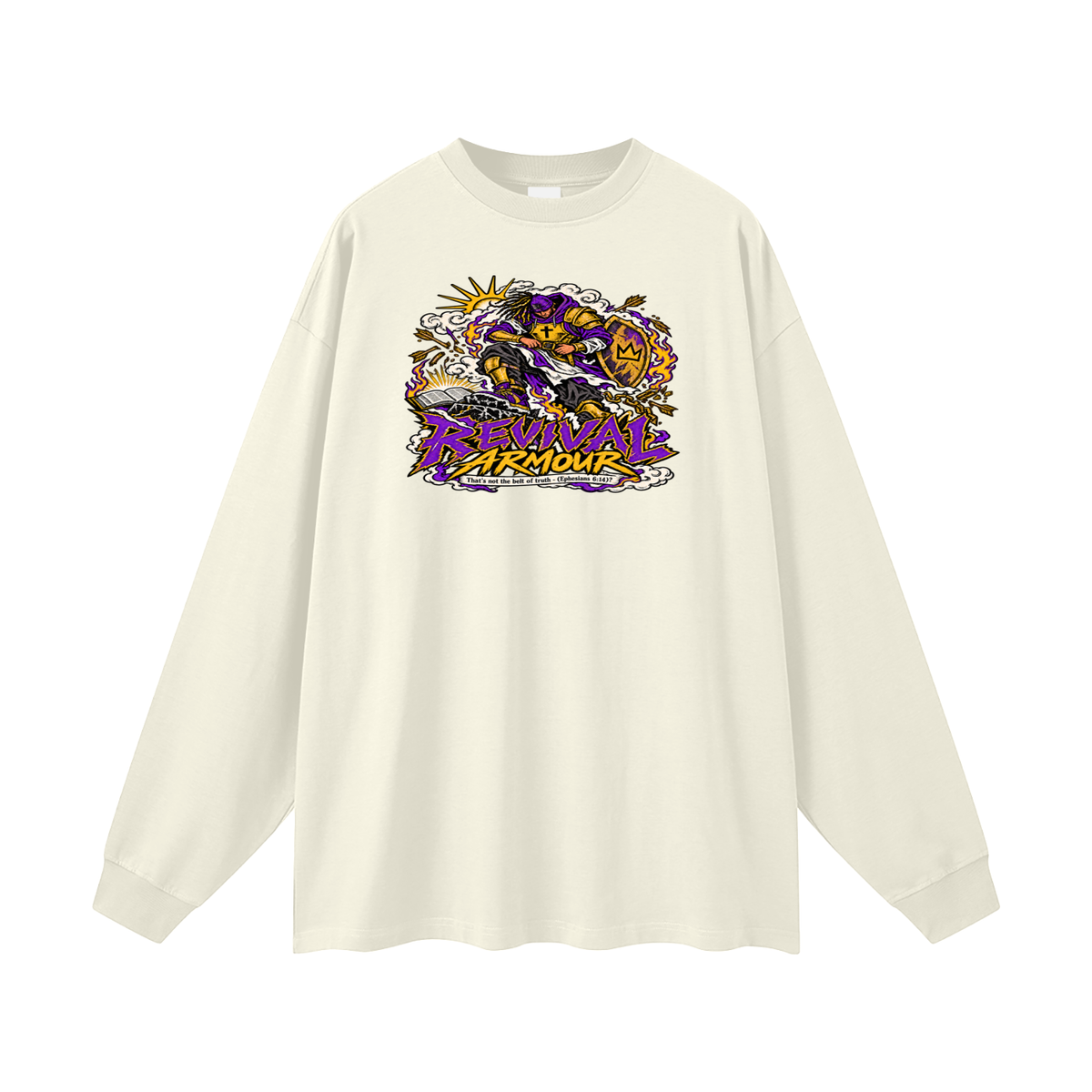 REVIVAL ARMOUR That's not the belt of truth - (Ephesians 6:14) Long Sleeve T-Shirt