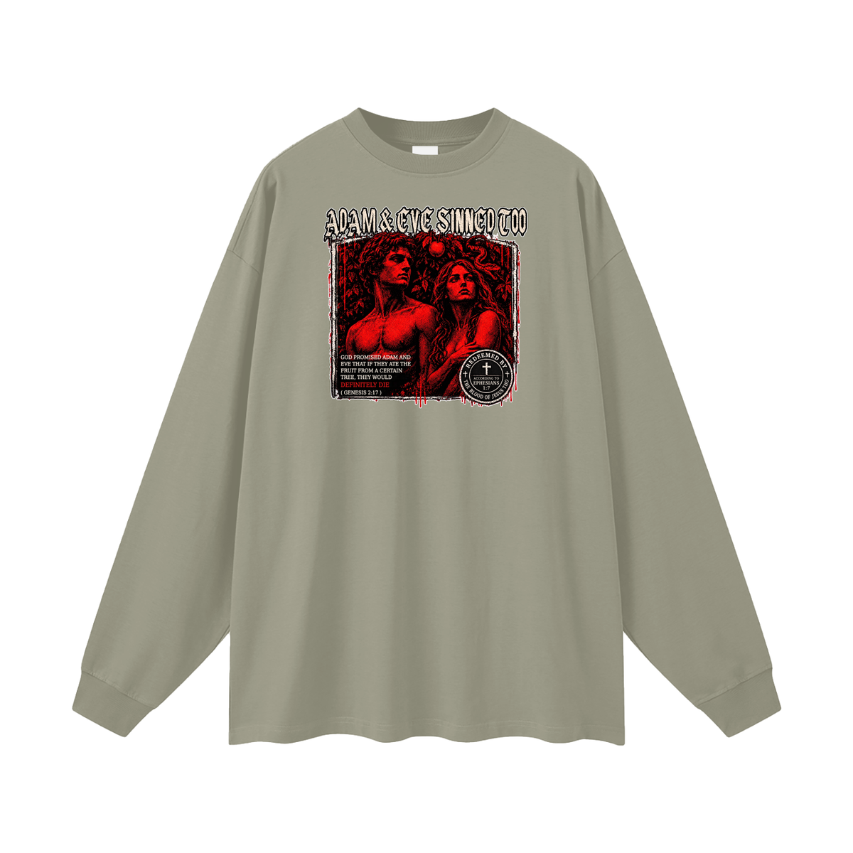 ADAM & EVE SINNED TOO Long Sleeve T-Shirt